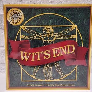 Wit's End Board Game - Red and Gold